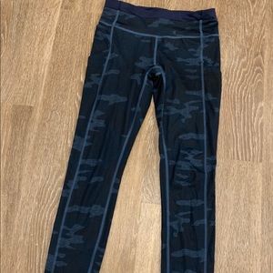 Lululemon Blue Camo Leggings